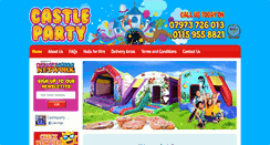 Desktop Screenshot of castleparty.co.uk